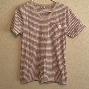Cotopaxi Striped V Neck Tee Short Sleeve Women’s Size Small- WORN ONCE!
